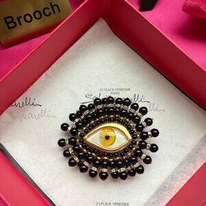 👁️ Schiaparelli Iconic Surrealist Eye Brooch 👁️
